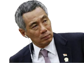 😾 Lee Hsien Loong Премьер-министр, Сингапур, политик, правительство telegram sticker