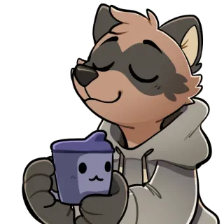 Radicoon! telegram stickers
