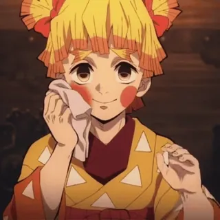 ⚡ Zenitsu Agatsuma Demon Slayer Anime, Demon Slayer, Zenitsu Agatsuma, Charakter, Manga whatsapp sticker