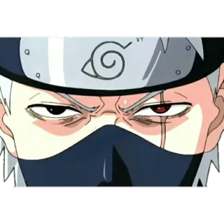 👀 Kakashi Hatake Naruto Kakashi, Naruto, Anime, Manga, Ninja, Sharingan, Aldea Oculta de la Hoja, Sensei whatsapp sticker
