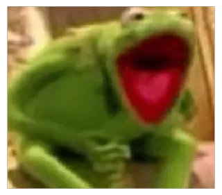 🤮 Kermit Kermit the Frog, Muppets, meme, frog, green telegram sticker
