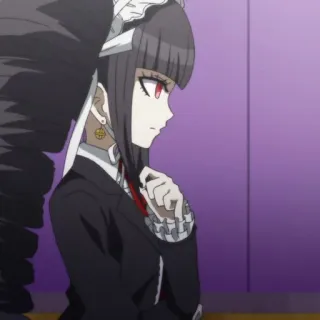 🃏 Celestia Ludenberg Danganronpa Anime, Gótico, Danganronpa, Celestia Ludenberg telegram sticker