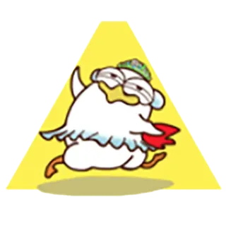 🤗 Cartoon, Vogel, Huhn, Humor, Animation, Sticker telegram sticker