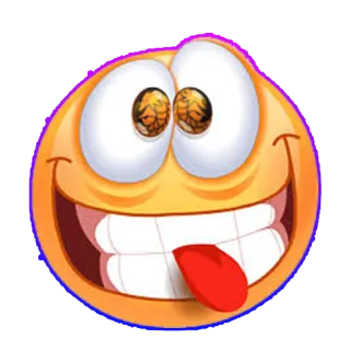 😃 表情符号, 笑脸, 卡通, 搞笑, 滑稽, 表情 telegram sticker
