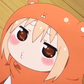 🍣 Umaru Doma Himouto! Umaru-chan umaru, anime, cartoon, cute, funny, himouto umaru chan telegram sticker