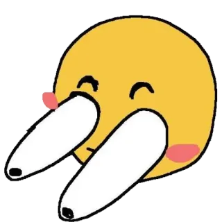 🥴 facepalm, emoji, reaction, cartoon, expression, humor telegram sticker