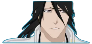 😒 Byakuya Kuchiki Bleach Anime, Mangá, Bleach, Byakuya Kuchiki, Shinigami whatsapp sticker