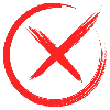 ❌