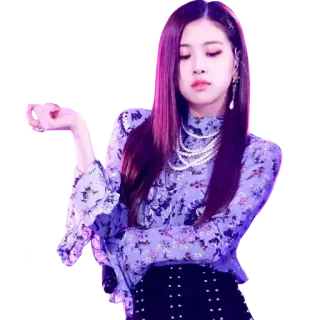 😏 Rose K-Pop, Sänger, Rose, Blackpink, Idol, Musik whatsapp sticker