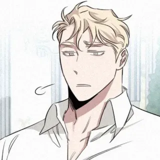 🌹 Anime, Manga, Postać, Portret, Mężczyzna, Ilustracja telegram sticker
