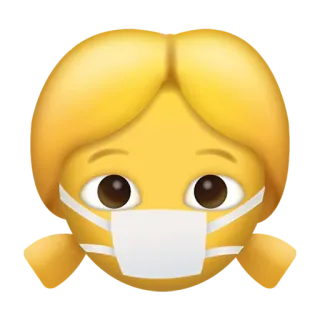 👧 Emoji, Masker, Covid, Pandemi, Kesehatan, Keamanan whatsapp sticker