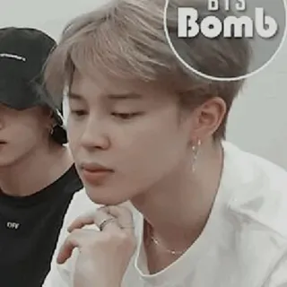 💭 BTS Bomb bts, kpop, jimin, music, group telegram sticker