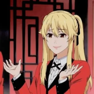 🦮 Mary Saotome Kakegurui Anime, Kakegurui, Mary Saotome, Apuestas, Uniforme escolar telegram sticker