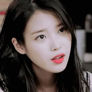 😠 IU IU, korean singer, kpop, celebrity, portrait telegram sticker