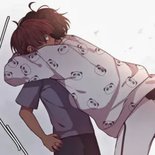 💗 포옹, 애정, 만화, 팬더, 귀여운 telegram sticker