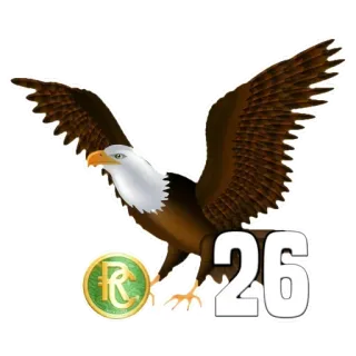 👨‍⚕️ 26 águila, pájaro, número 26, fauna, patriótico, símbolo telegram sticker