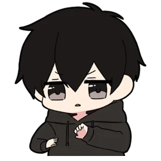 ❤️ chibi, anime, cute, manga, boy telegram sticker