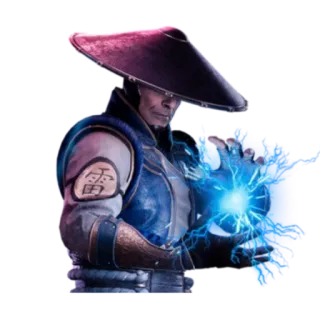 ⚡ Raiden Mortal Kombat Video game, Raio, Artes marciais, Trovão, Lutador whatsapp sticker