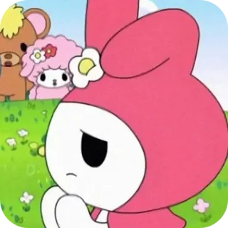 ❤ My Melody My Melody, Sanrio, personaje, lindo, kawaii telegram sticker