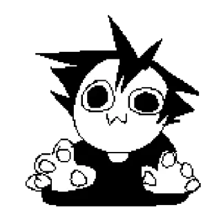 🤪 cara blanca, kawaii, chibi, lindo, personaje, dibujo animado, sticker telegram sticker