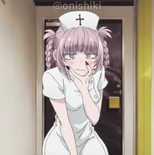 😅 @onishiki Anime, Enfermera, Mujer, Personaje, Chica telegram sticker