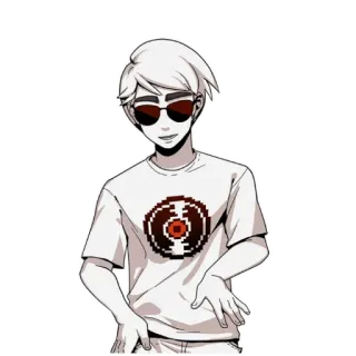 🕶 Dave Strider Homestuck Homestuck, Dave Strider, character, comic, webcomic telegram sticker