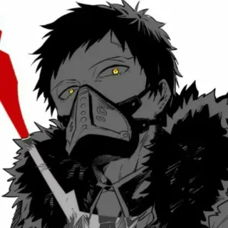 ❤ anime, character, mask, illustration telegram sticker