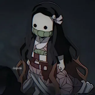 😐 Nezuko Kamado Demon Slayer Anime, Demon Slayer, Nezuko, Nezuko Kamado, Chibi, Süß whatsapp sticker