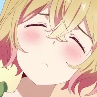 😔 Mami Nanami Rent-A-Girlfriend anime, mami nanami, rent a girlfriend, cute, girl, blonde hair whatsapp sticker