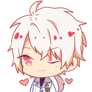 😉 Anime, Chibi, Niedlich, Cartoon, Charakter, Digitale Kunst telegram sticker
