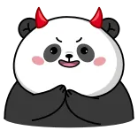 Панда Ок @TgSticker whatsapp stickers