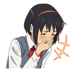 🤭 anime, girl, crying, emotional, sad, manga telegram sticker
