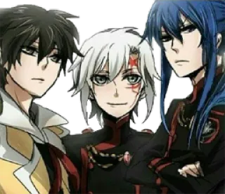 😐 Anime, Karakter, Manga, D.Gray-man, Allen Walker, Kanda Yu, Lavi telegram sticker