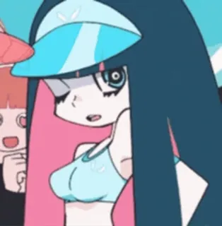 💜 Stocking Anarchy Panty & Stocking with Garterbelt Anime, Stocking Anarchy, Panty & Stocking with Garterbelt, Cartoon, Mädchen telegram sticker