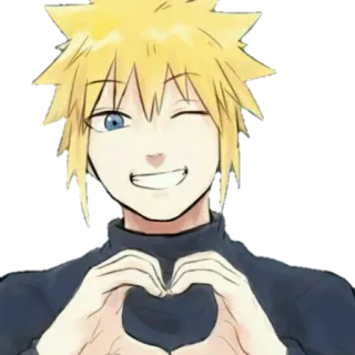 ❤ Minato Namikaze Naruto Anime, Manga, Ninja, Hokage, Personaggio telegram sticker