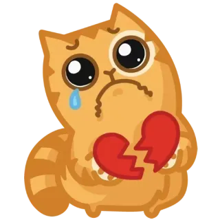 🔆 Ginger Cat telegram sticker