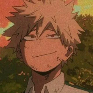 🙂 Bakugo My Hero Academia Anime, Manga, Héros, Personnage, Blond, Personnage d'anime whatsapp sticker
