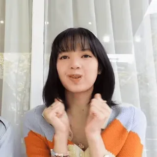 💗 Lisa lisa, kpop, sängerin, tanzen, idol whatsapp sticker