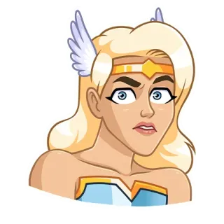 🤨 She-Ra She-Ra and the Princesses of Power animado, série, she-ra, princesa, feminino, heroína telegram sticker