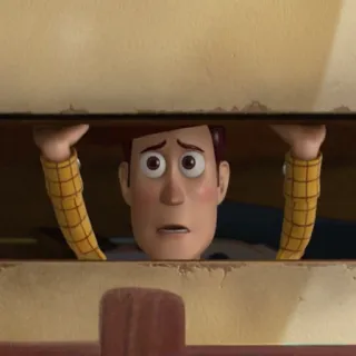 🙈 Woody Toy Story Woody, Toy Story, personaggio dei cartoni animati, animazione, sceriffo, giocattolo telegram sticker