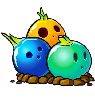 🧅 piante, zombie, gioco, verdure, cartoni animati whatsapp sticker