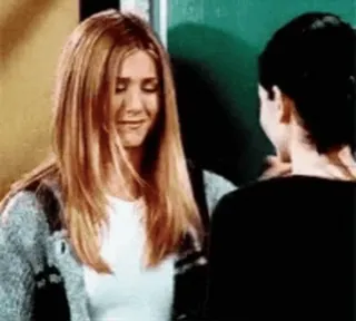 🥺 Rachel Green Friends плачет, грустный, эмоциональный, друзья, рэйчел грин telegram sticker