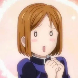 🔨 Nobara Kugisaki Jujutsu Kaisen Anime, Carina, Ragazza, Arrossendo, Nobara, Kugisaki telegram sticker