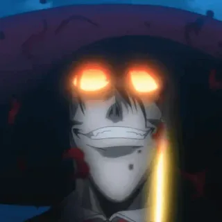 🩸 Alucard Hellsing Anime, Vampir, Hellsing, Monster, Blut telegram sticker