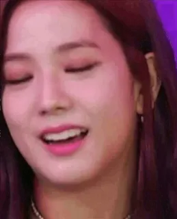 🐚 Jisoo kpop, zangeres, idol, vrouw, glimlach, aziatisch, blij telegram sticker