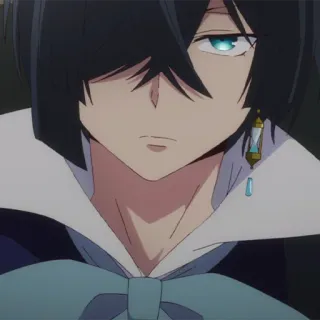 💎 anime, manga, character, man, black hair telegram sticker