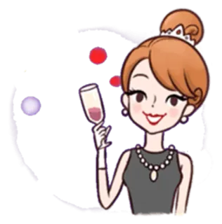 🍷 mulher, saúde, bebida, celebração, brinde, vinho telegram sticker