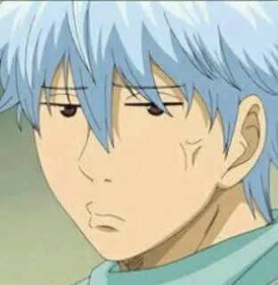 🍧 Sakata Gintoki Gintama 애니메이션, 긴타마, 사카타 긴토키, 캐릭터, 만화 telegram sticker