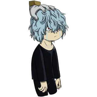 😭 Tomura Shigaraki My Hero Academia Аниме, Манга, Персонаж, Шигараки, Томура, Моя геройская академия, Грустный whatsapp sticker