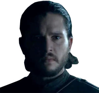 😤 Jon Snow Game of Thrones Jon Snow, Game of Thrones, personaggio, serie tv telegram sticker